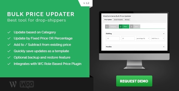 Bulk Price Updater For WooCommerce