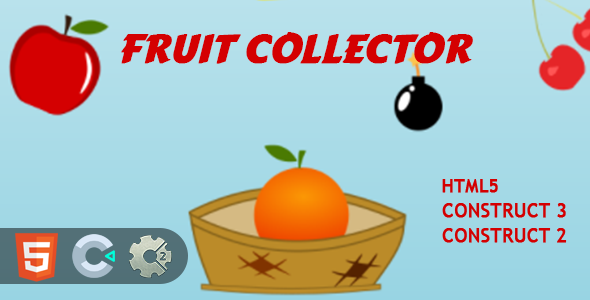 Fruits Collector HTML5 Construct 2/3