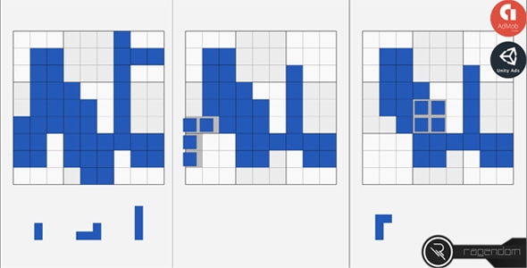 Blocktris - Complete Unity Game + Admob