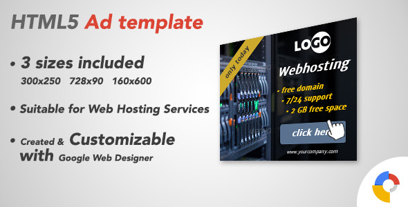 Ad HTML5 Template | Webhosting