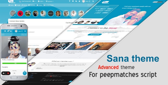 Sana Community - Premium Theme for Peepmatches Script