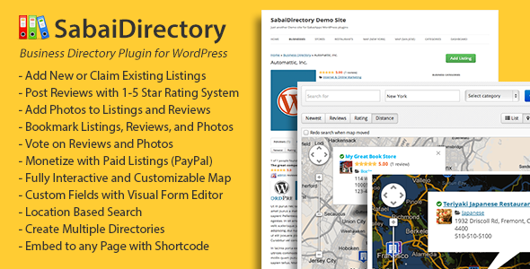 Sabai Directory - Business directory plugin for WordPress