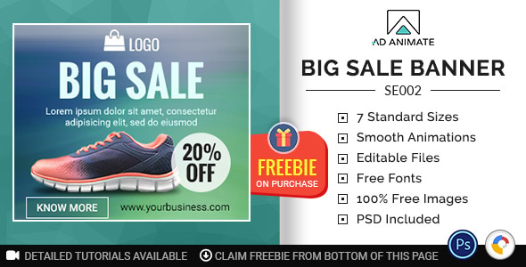 Shopping & E-commerce | Big Sale Banner (SE002)