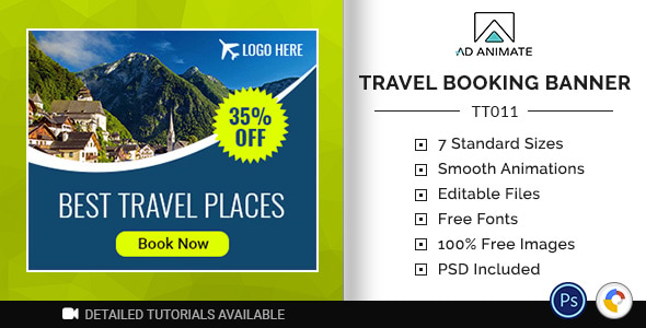 Tour & Travel | Travel Booking Banner (TT011)