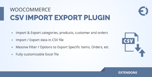 WooCommerce csv import export plugin - orders, customers, products