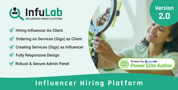 InfuLab - Influencer Hiring Platform