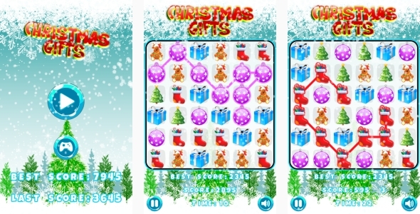 Christmas Gifts - HTML5 Game Android+AdMob (Construct 3 | Construct 2 | Capx)