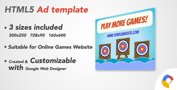 Ad HTML5 Template | Online Games 2