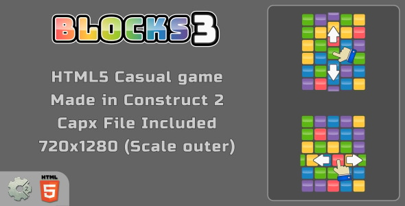 Blocks3 - HTML5 Match3 game