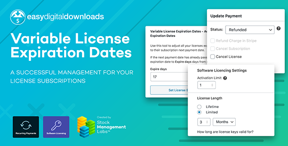 EDD Variable License Expiration Dates