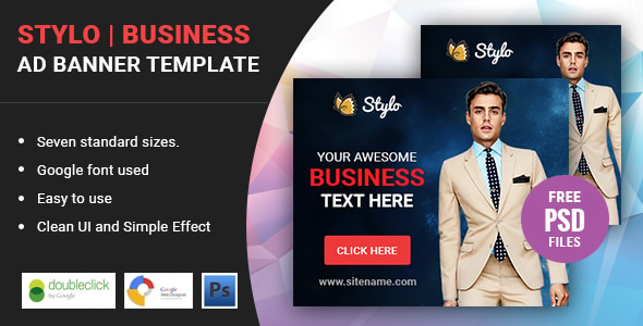 Stylo | HTML 5 Business Animated Google Banner