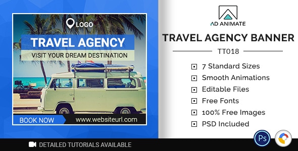 Tour & Travel | Travel Agency Banner (TT018)