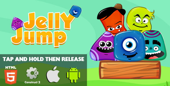 Jelly Jump - HTML5 Game (CAPX)