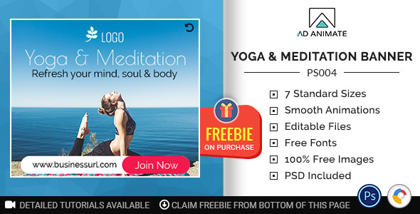 Professional Services | Yoga & Meditation Banner (PS004)