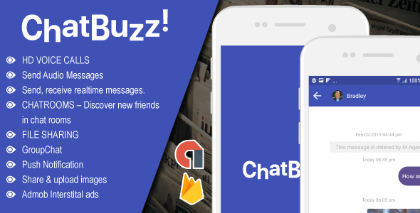 Chatbuzz - Nimbuzz Clone Social Messenger app v1.8