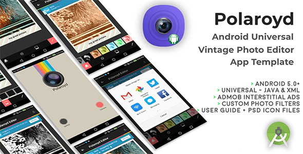 Polaroyd | Android Universal Photo App Template