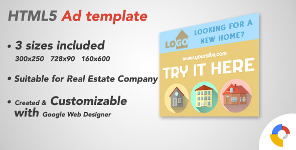 Ad HTML5 Template | Real Estate