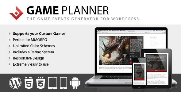 Game Planner - Events Manager for Multiplayer Games