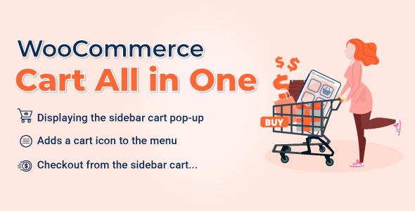 WooCommerce Cart All in One - One click Checkout - Sticky|Side Cart