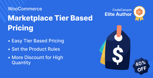 Marketplace Tier Based Pricing for WooCommerce