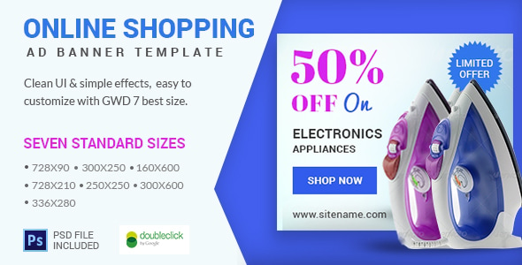 Online shopping - HTML Animated Banner 09