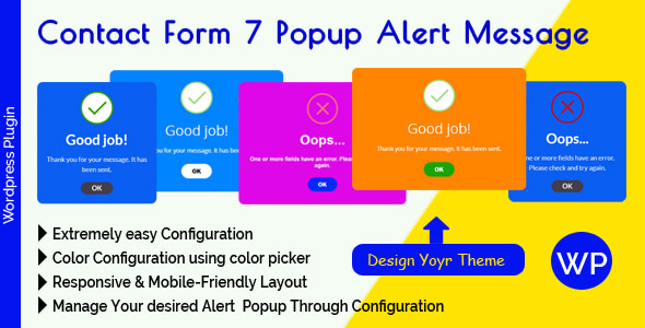 Contact Form 7 Popup Alert Message