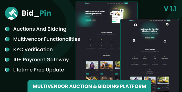 Bid_Pin - Multivendor Auction & Bidding Platform