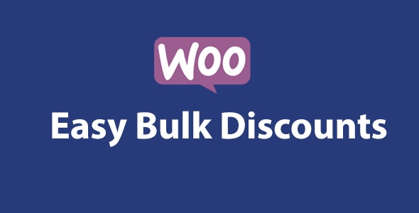 Woocommerce Easy Bulk Discounts