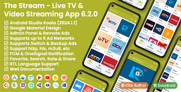 The Stream - Live TV & Video Streaming App