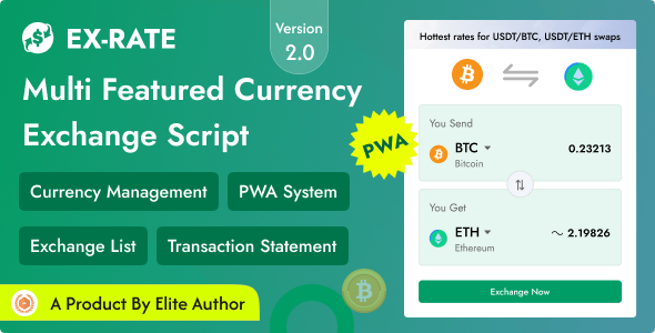 EX-RATE - A Complete Money Exchange PWA Solution