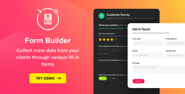 Form Builder - WordPress Form Builder