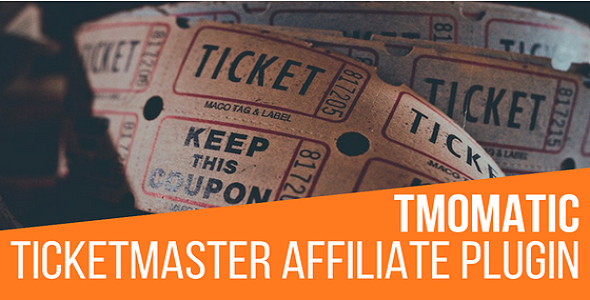 TMomatic TicketMaster Affiliate Post Generator Plugin for WordPress