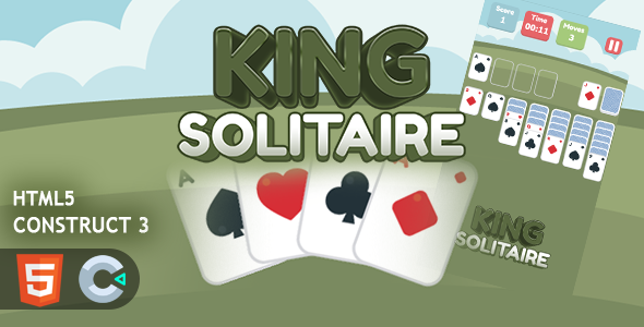 King Solitaire HTML5 Construct 3 Game