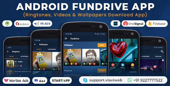 Fundrive - Ringtones, Videos & Wallpapers Download App