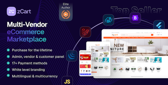 zCart Multi-Vendor eCommerce Marketplace