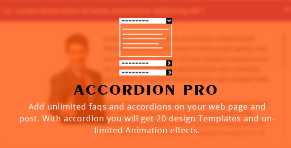 Accordion FAQ WordPress Plugin Responsive