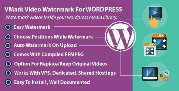 Video Watermark Plugin For WordPress