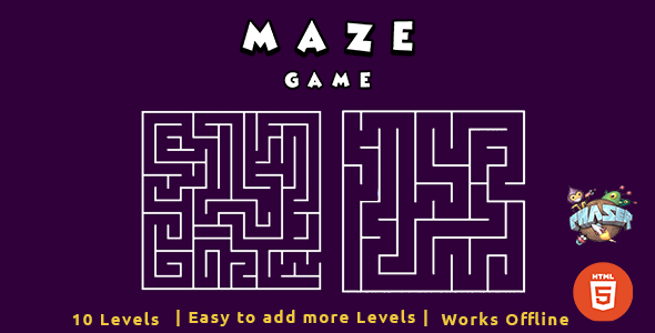 HTML5 Maze Game - Phaser Game