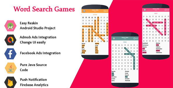 Word Search Games in english