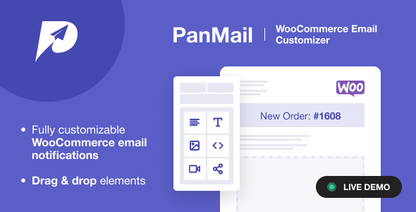 PanMail - WooCommerce Email Customizer