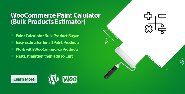 WooCommerce Paint Calculator (Bulk Products Estimator)