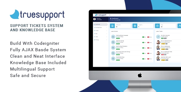 TrueSupport - Support Tickets System & Knowledge Base