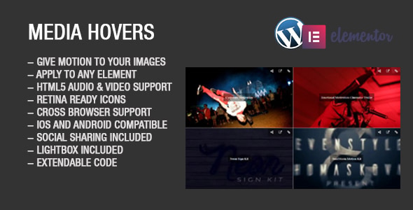 Media Hovers Elementor Widget