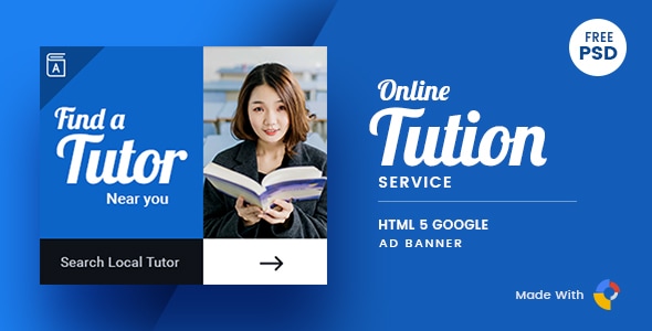 Online Tutor | HTML Ad Banner 01