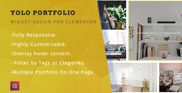 Yolo Portfolio - Advance Portfolio Gallery for Elementor Page Builder WordPress