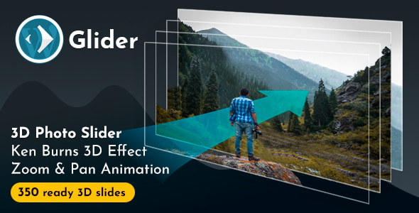 Glider 3D Photo Slider WordPress Plugin v1.10