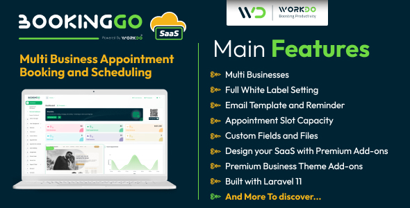 BookingGo SaaS - Multi Business Appointment Booking and Scheduling