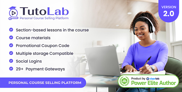 TutoLab - Personal Course Selling Platform