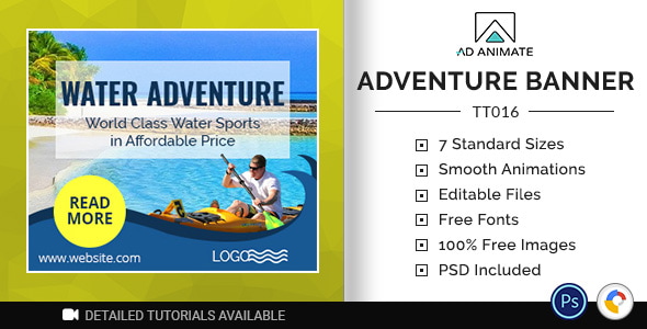 Tour & Travel | Adventure Sports Banner (TT016)