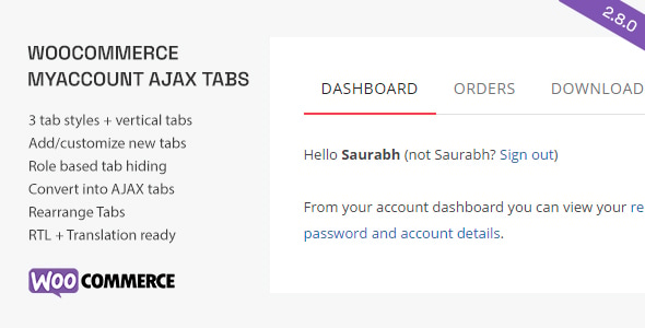 SS WooCommerce Myaccount Ajax Tabs